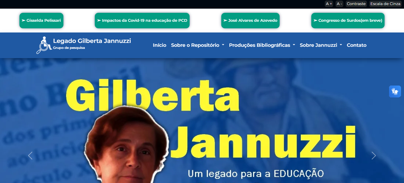 Site Legado Gilberta Jannuzzi